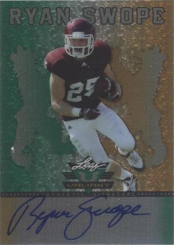 2013 Leaf Valiant Ryan Swope #BA-RS3
