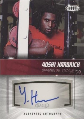 2012 SAGE Hit Yoshi Hardrick #A47