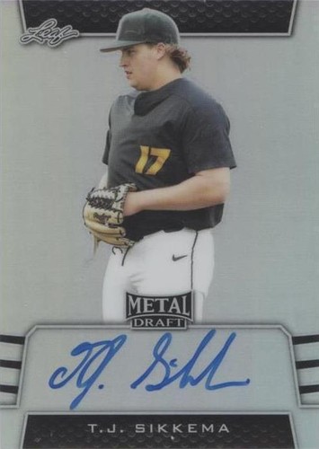 2019 Leaf Metal Draft - T.J. Sikkema #BA-TJS