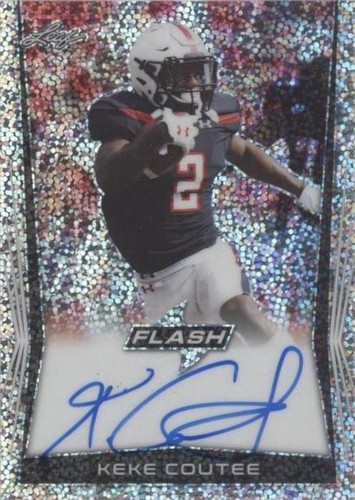 2018 Leaf Metal Draft Wave Foil Keke Coutee #BA-KC1 Rookie