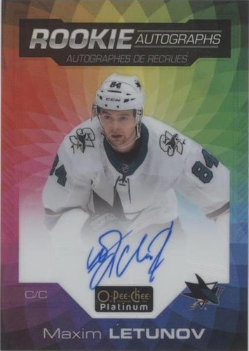 2020-21 O-Pee-Chee Platinum - Maxim Letunov #R-ML