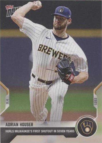 2021 Topps Now - Adrian Houser #759