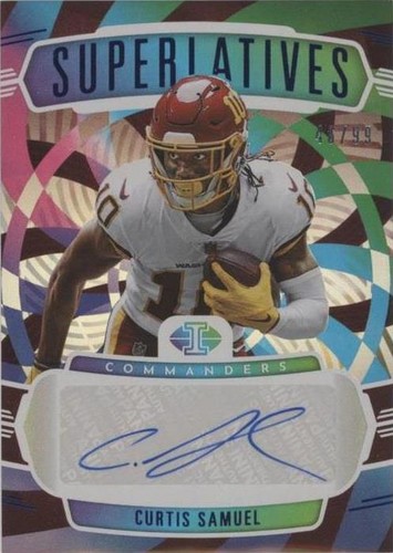 2022 Panini Illusions Curtis Samuel #SS-CS