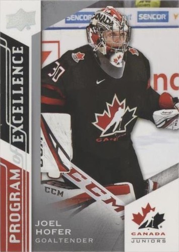 2020-21 Upper Deck Team Canada Juniors - Joel Hofer #120