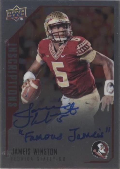 2015 Upper Deck Inscriptions Jameis Winston #JW