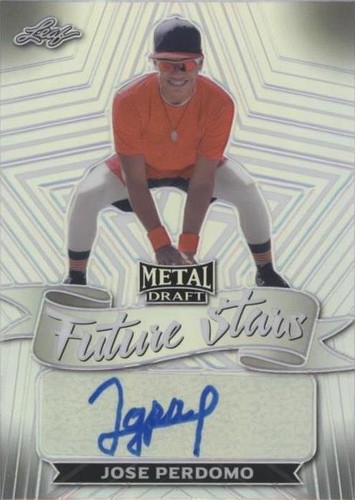 2021 Leaf Metal Draft - Jose Perdomo #FS-JP2