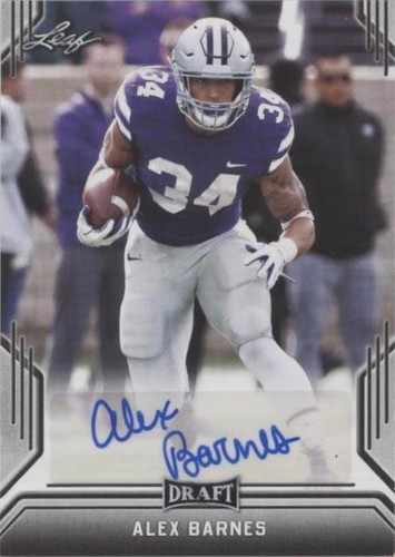 2019 Leaf Draft Alex Barnes #BA-AB1