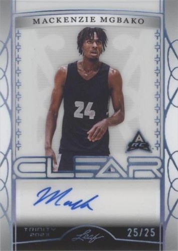 2022-23 Leaf Trinity - Mackenzie Mgbako #CA-MM1