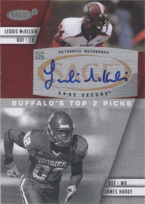 2008 SAGE Squared James Hardy Leodis McKelvin #A-74