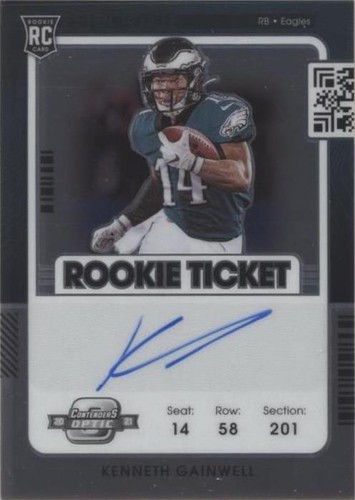 2021 Panini Contenders Optic Kenneth Gainwell #139