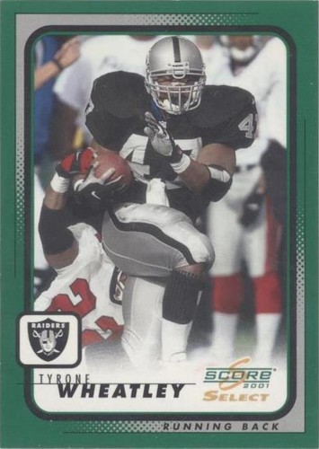 2001 Score Select Tyrone Wheatley #155