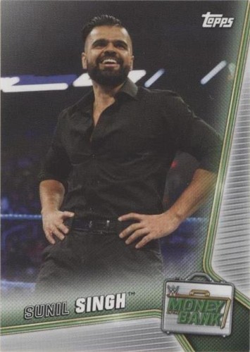 2019 Topps WWE Money in the Bank - Sunil Singh #80