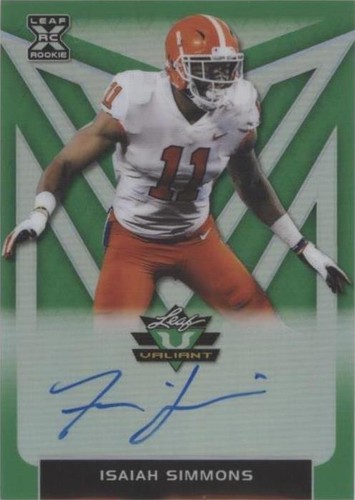 2020 Leaf Valiant Isaiah Simmons #BA-IS1