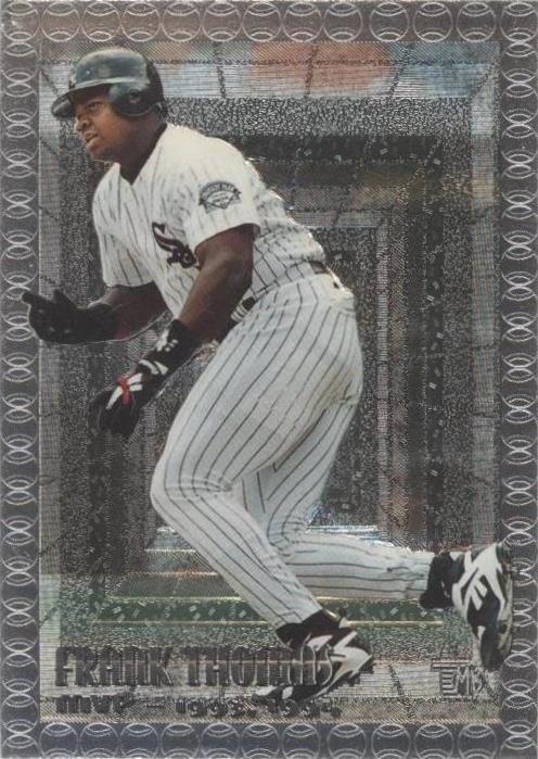 1995 Topps Embossed - Frank Thomas #100
