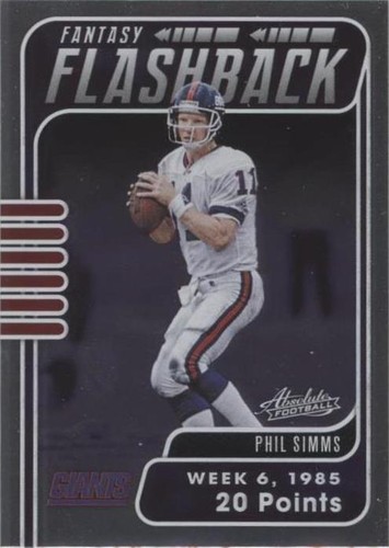 2020 Panini Absolute Phil Simms #FF-PS