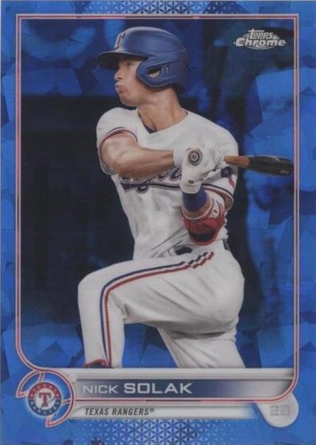 2022 Topps Chrome Sapphire Edition - Nick Solak #172