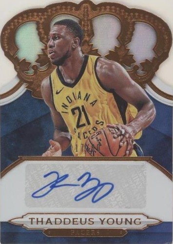 2018-19 Panini Crown Royale - Thaddeus Young #CA-TYG