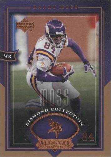 2004 Upper Deck Diamond Collection All-Star Lineup Randy Moss #23