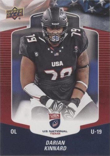 2018 Upper Deck USA Football Darian Kinnard #99