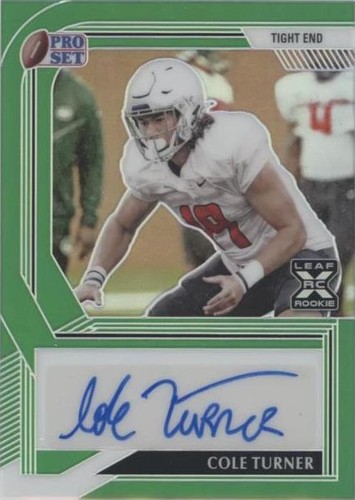 2022 Leaf Pro Set Metal Cole Turner #PA-CT1