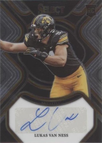 2023 Panini Select Draft Picks Lukas Van Ness #RS-LVN