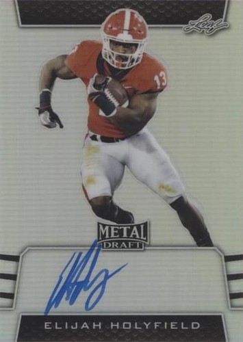 2019 Leaf Metal Draft Elijah Holyfield #BA-EJ1