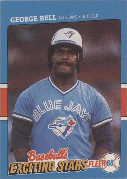 Fleer Baseball's Eciting Stars 1988 - George Bell #3