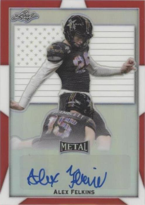 2019 Leaf Metal U.S. Army All-American Bowl Alex Felkins #BA-AF1