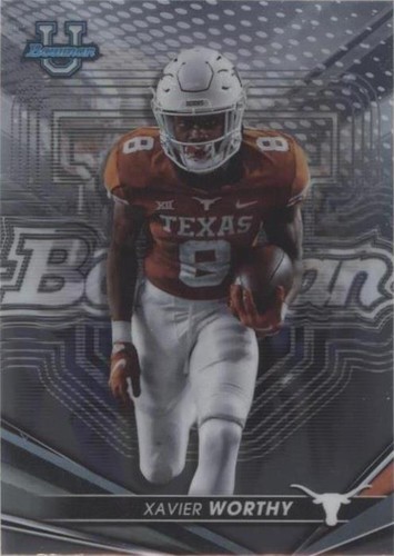 2022-23 Bowman's Best University Xavier Worthy #19