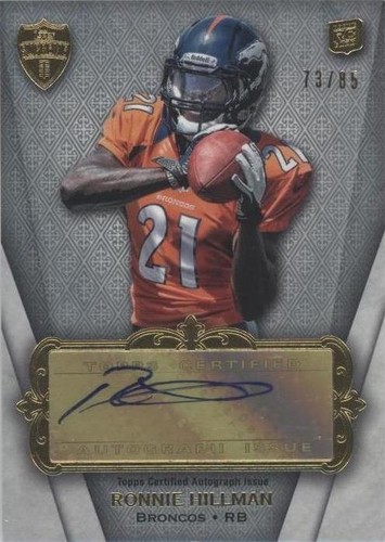 2012 Topps Supreme Ronnie Hillman #SRA-RH