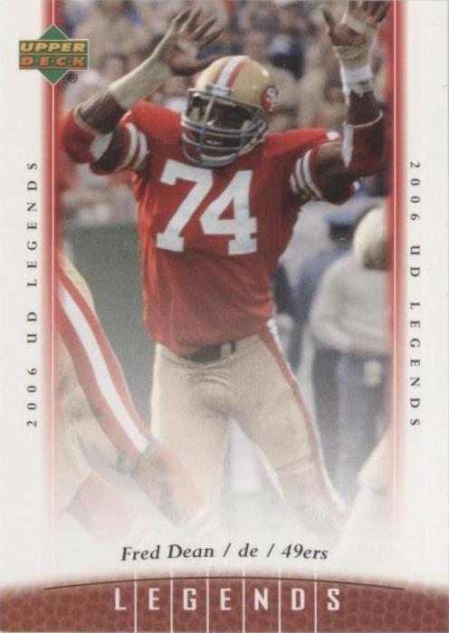 2006 UD Legends Fred Dean #94
