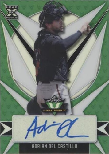 2021 Leaf Valiant - Adrian Del Castillo #BA-ADC