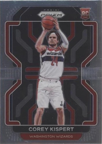 2021-22 Panini Prizm Corey Kispert RC Rookie Silver Wave