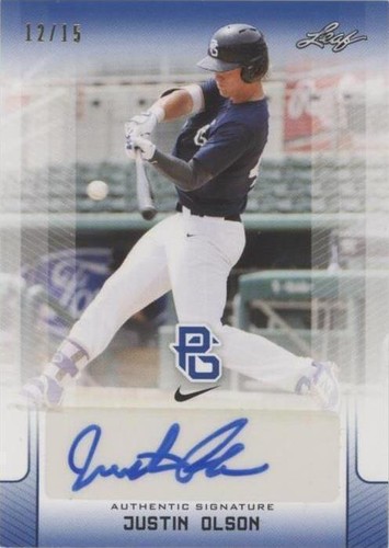 2017 Leaf Perfect Game National Showcase - Justin Olson #BA-JO1