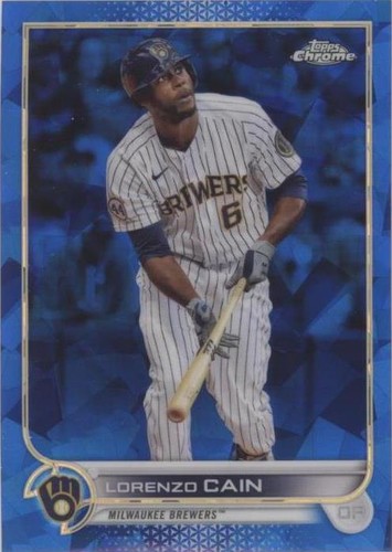 2022 Topps Chrome Sapphire Edition - Lorenzo Cain #442