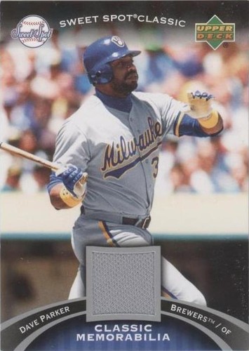 2007 Upper Deck Sweet Spot Classic - Dave Parker #CM-PA
