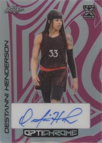 2022-23 Leaf Optichrome - Destanni Henderson #BA-DH1