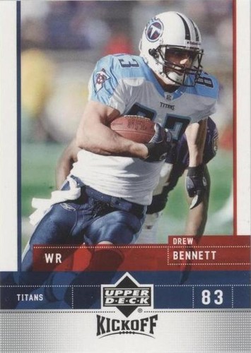 2005 Upper Deck Kickoff Drew Bennett #86