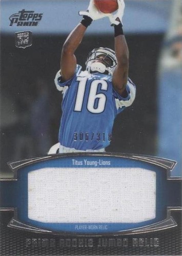 2011 Topps Prime Titus Young #PRJ-TY