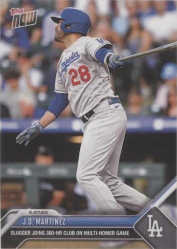 2023 Topps Now - J.D. Martinez #504