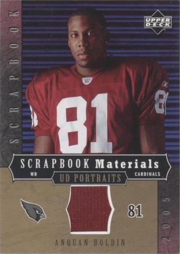 2005 Upper Deck Portraits Anquan Boldin #SB-AB