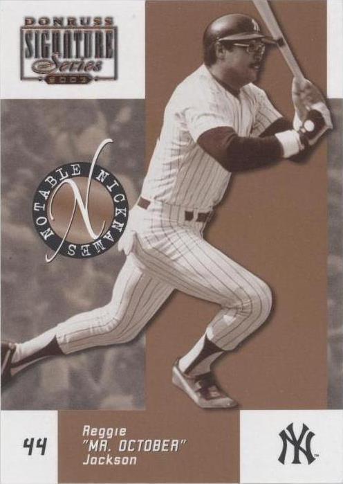 Donruss Signature Series 2003 - Reggie Jackson #NN-15