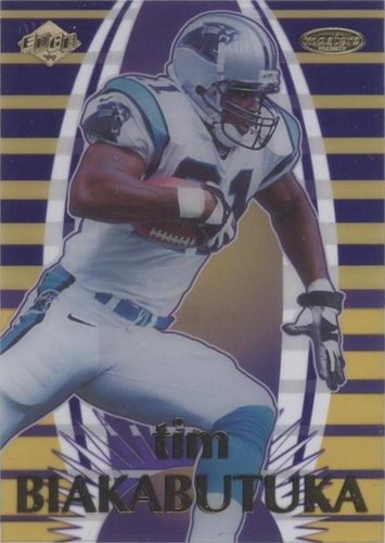1999 Collector's Edge Masters Tim Biakabutuka #M6
