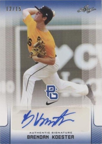 2017 Leaf Perfect Game National Showcase - Brendan Koester #BA-BK1