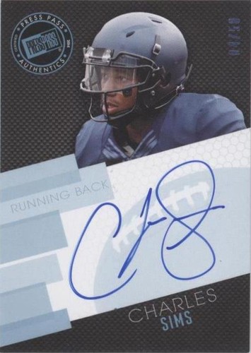 2014 Press Pass Charles Sims #PPS-CS