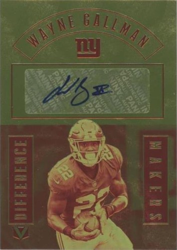 2017 Panini Vertex Wayne Gallman #DM-WG