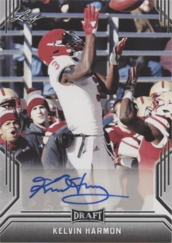 2019 Leaf Draft Kelvin Harmon #BA-KH1