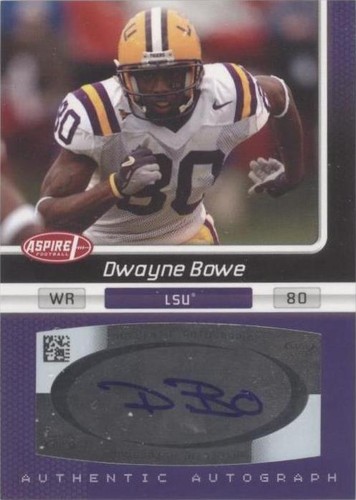 2007 SAGE Aspire Dwayne Bowe #20A