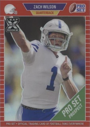 2021 Leaf Pro Set Metal Zach Wilson #99