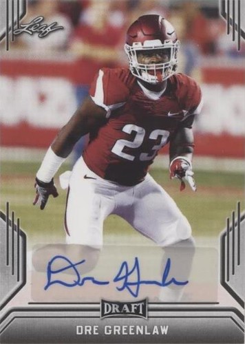 2019 Leaf Draft Dre Greenlaw #BA-DG2